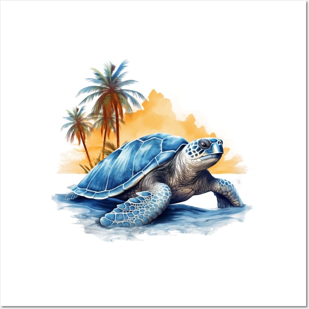 Green Sea Turtle Wall Art by zooleisurelife